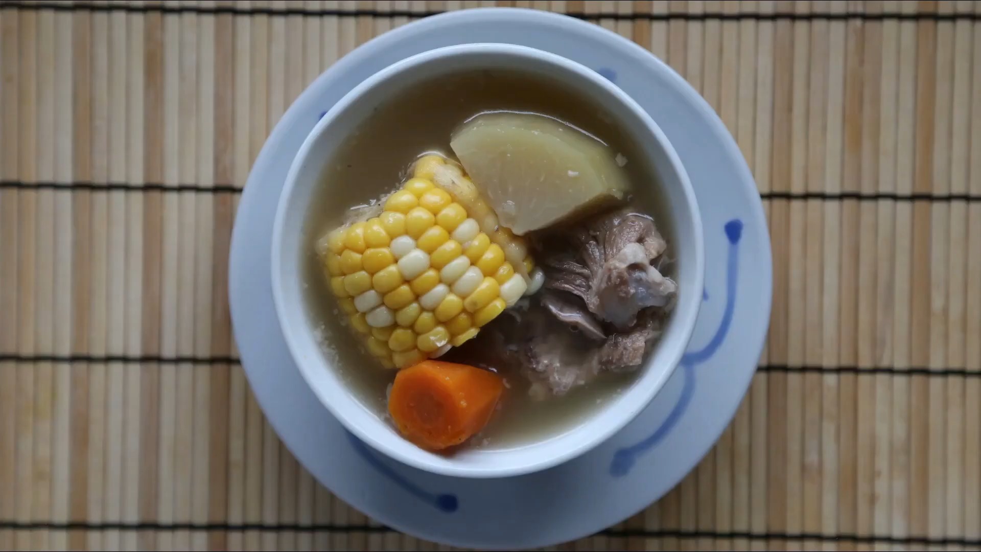 食療分享 合掌瓜, 豬骨